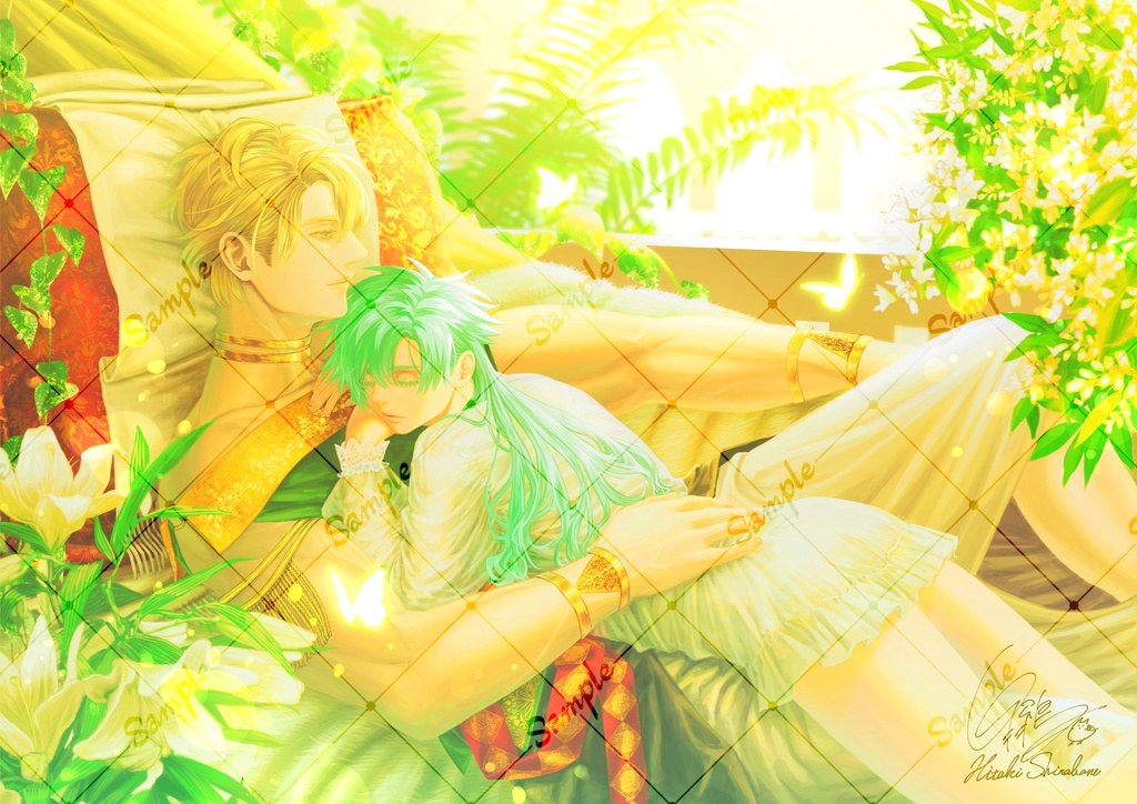 【ペーパースタンド】「あたたかな夢」A4イラスト