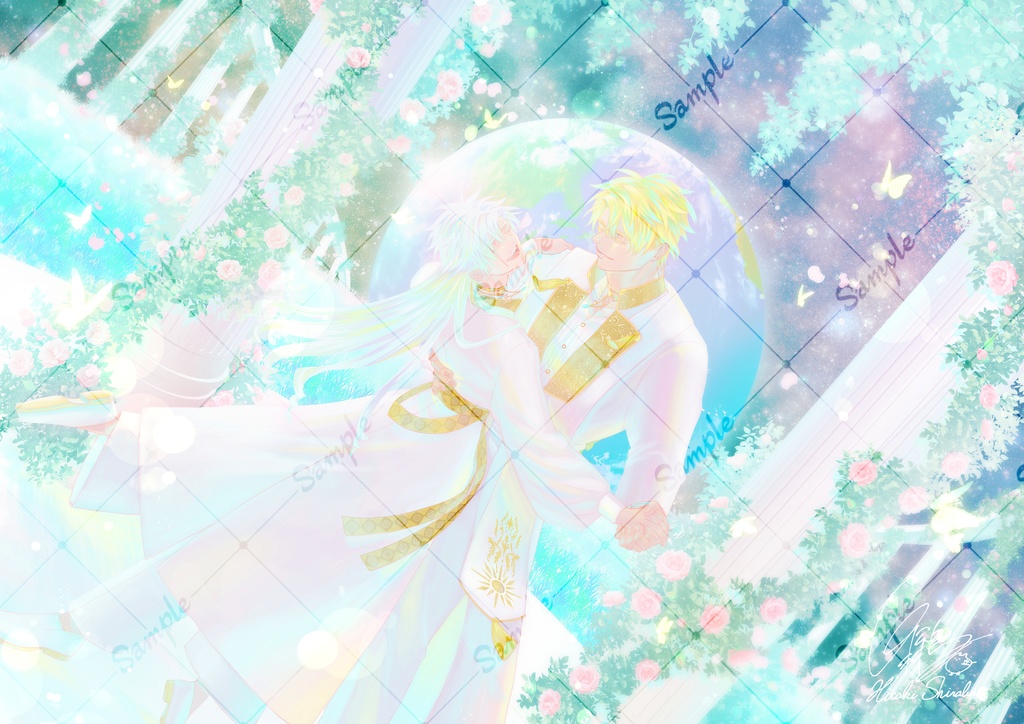 【ペーパースタンド】「うれしい風」A4イラスト