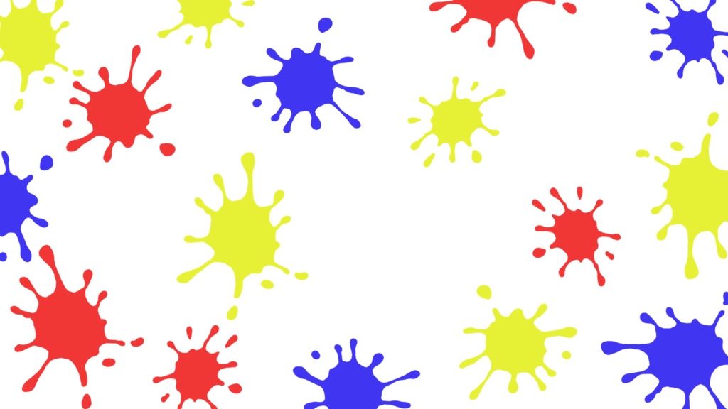 【フリー】インクべた。スプラ風配信背景【お布施用あり】