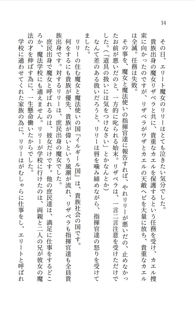 ネコポス(匿名)配送 エリート魔女リリー