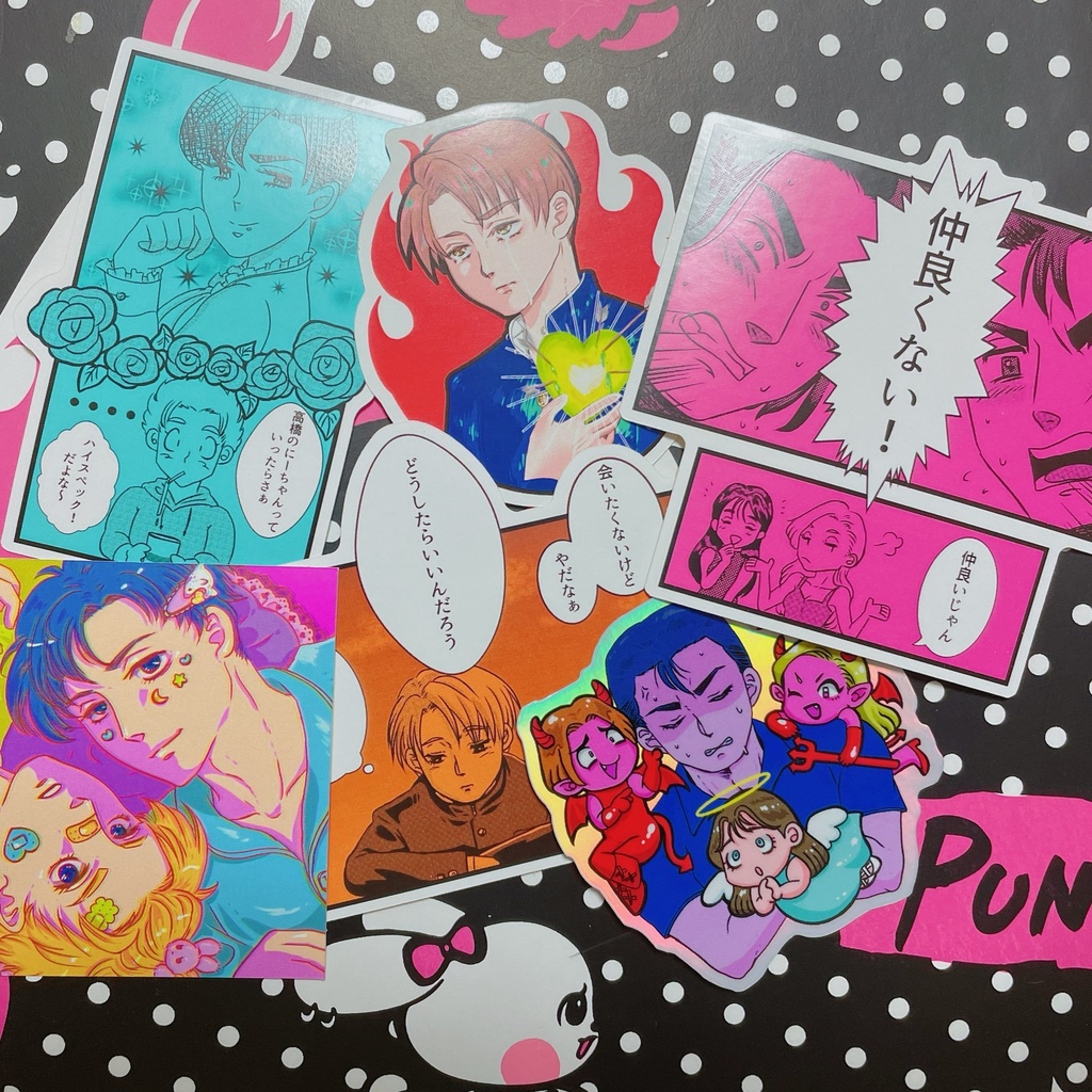 《完売》ダイカットステッカー（2枚組）