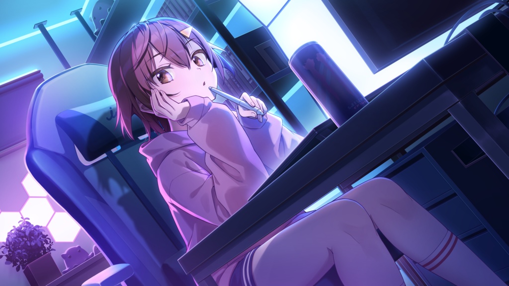 【フリー素材】まるもり(一枚絵)