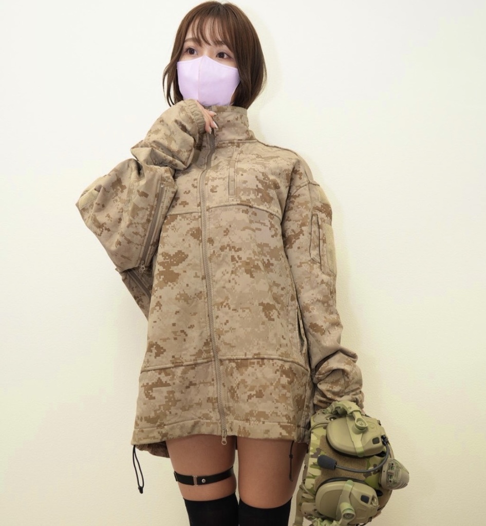 ちーずステッカー　彼シャツミリタリー