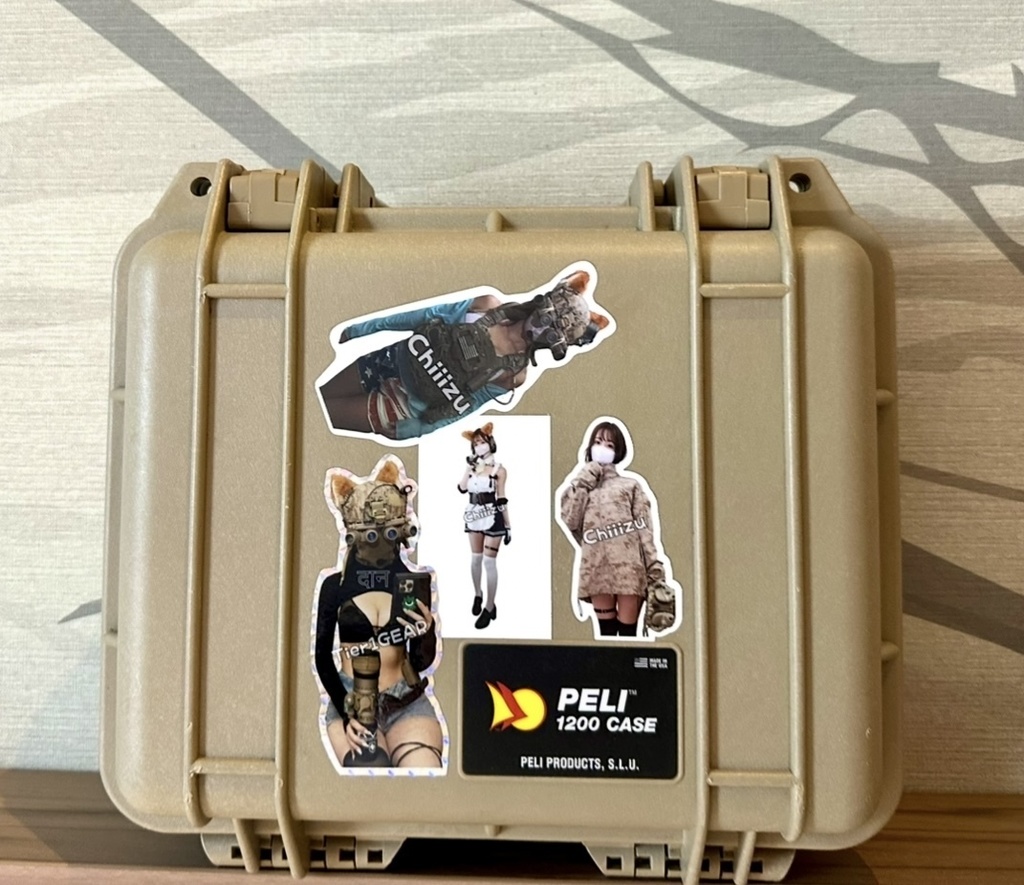 ちーずステッカー　装備ちーず