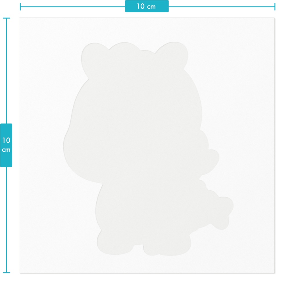 『うままるくん』のスティッカー