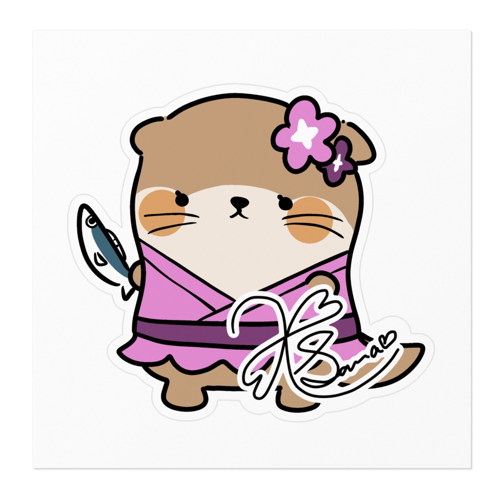 『おたなさん』のスティッカー