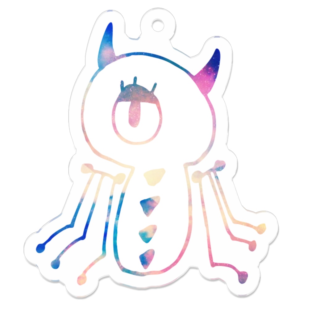 まつげモンスター No.09 アクリルキーホルダー