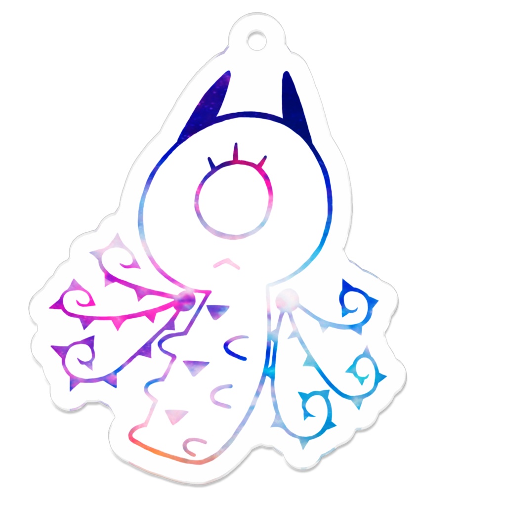 まつげモンスター No.01 アクリルキーホルダー