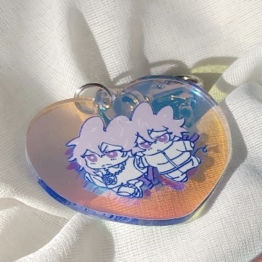 【2/12 FCT4頒布】ハートアクリル＆チャーム