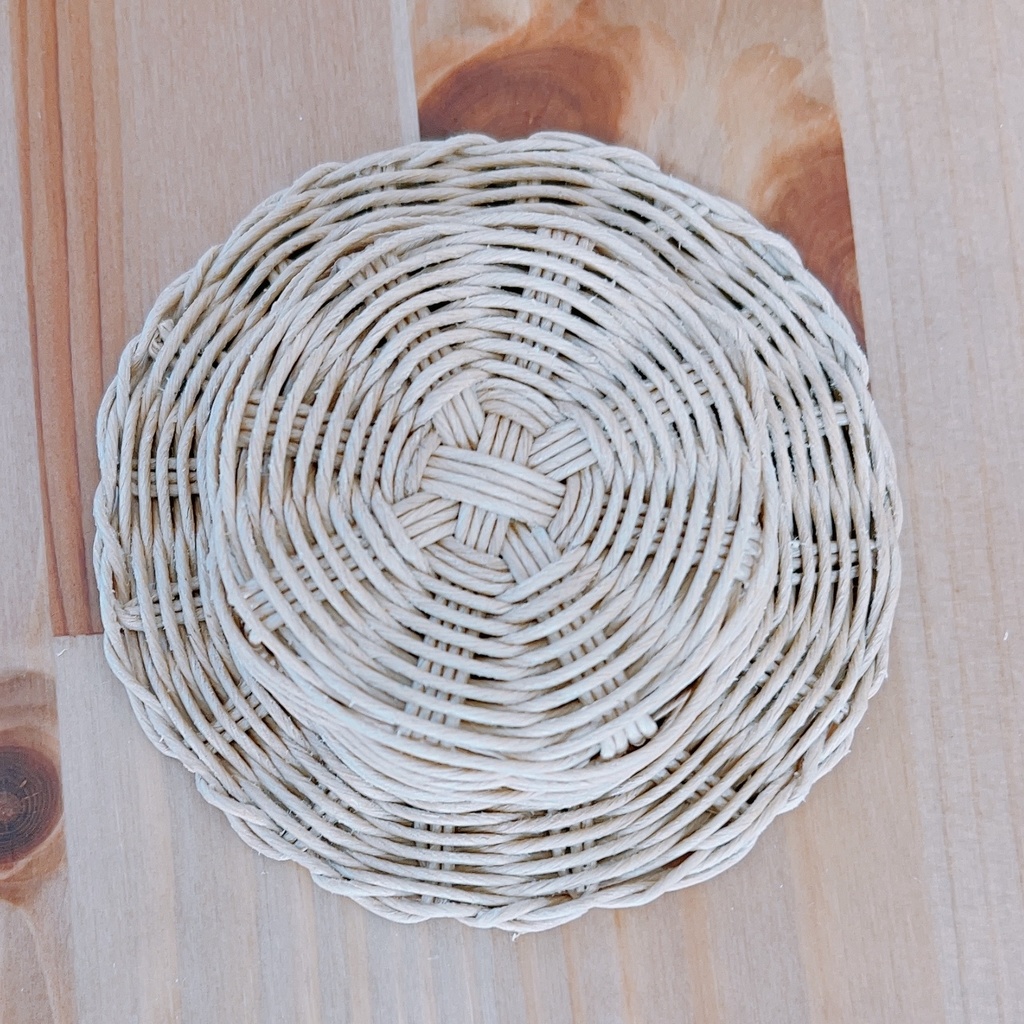 10センチ ぬい服 カンカン帽 茶 ハンドメイド