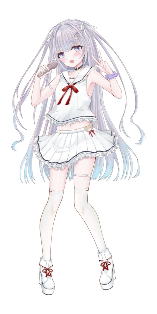 【無料/有料】立ち絵素材_フリー素材イラスト_全身_少女_女の子_アイドル_vtuber