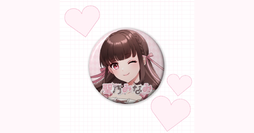 🍒缶バッジ(ウインク)