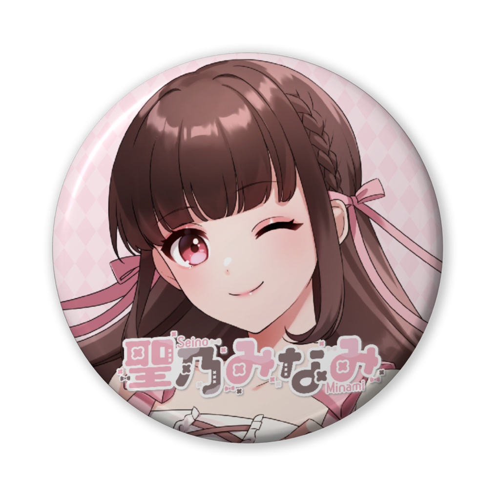 🍒缶バッジ(ウインク)