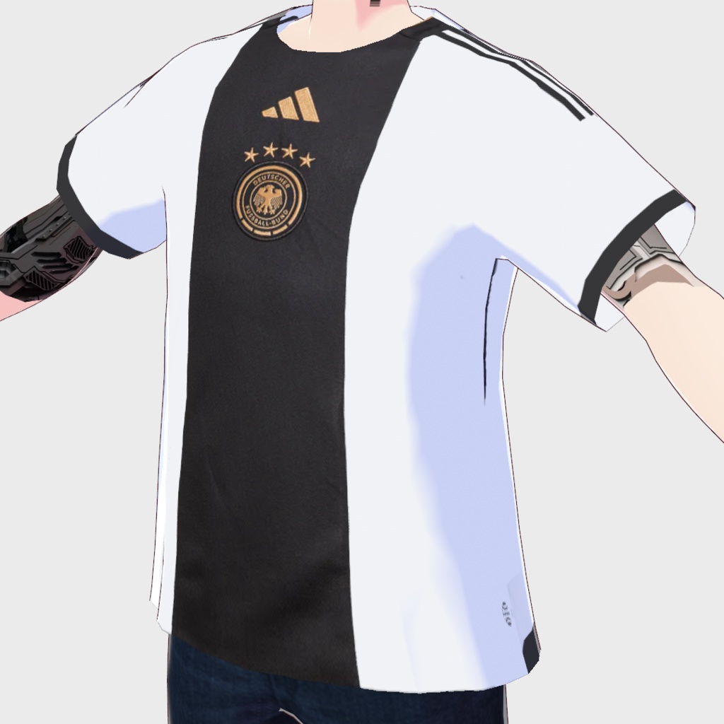 VROID Costume Germany Jersey World Cup 2022