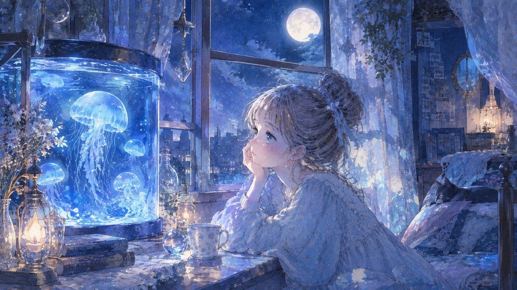 月とくらげ