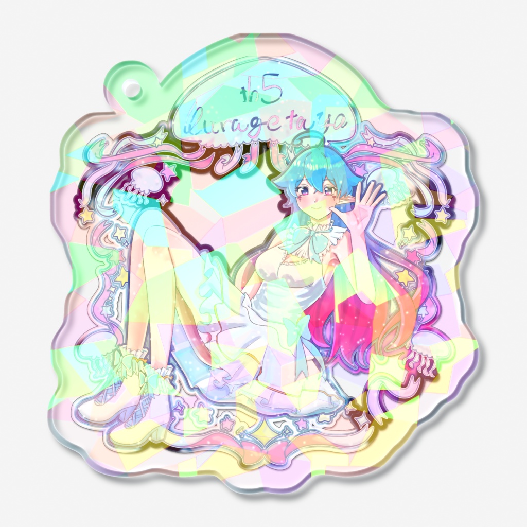 【5周年記念】ホログラムアクリルキーホルダー