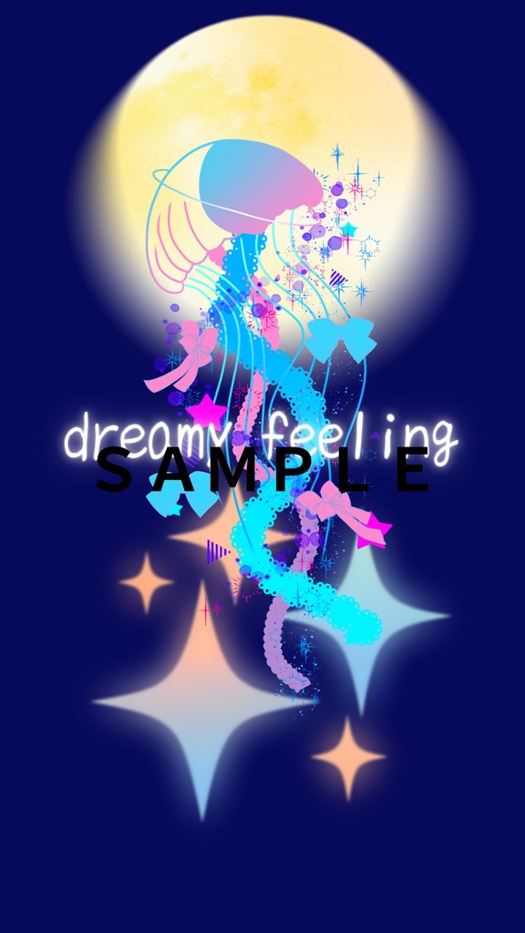 【スマホ壁紙】dreamy feeling【1080×1920】