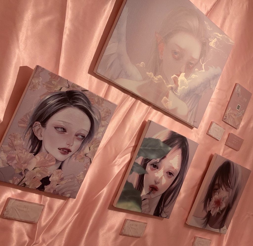 天使さまの一服キャンバスプリント