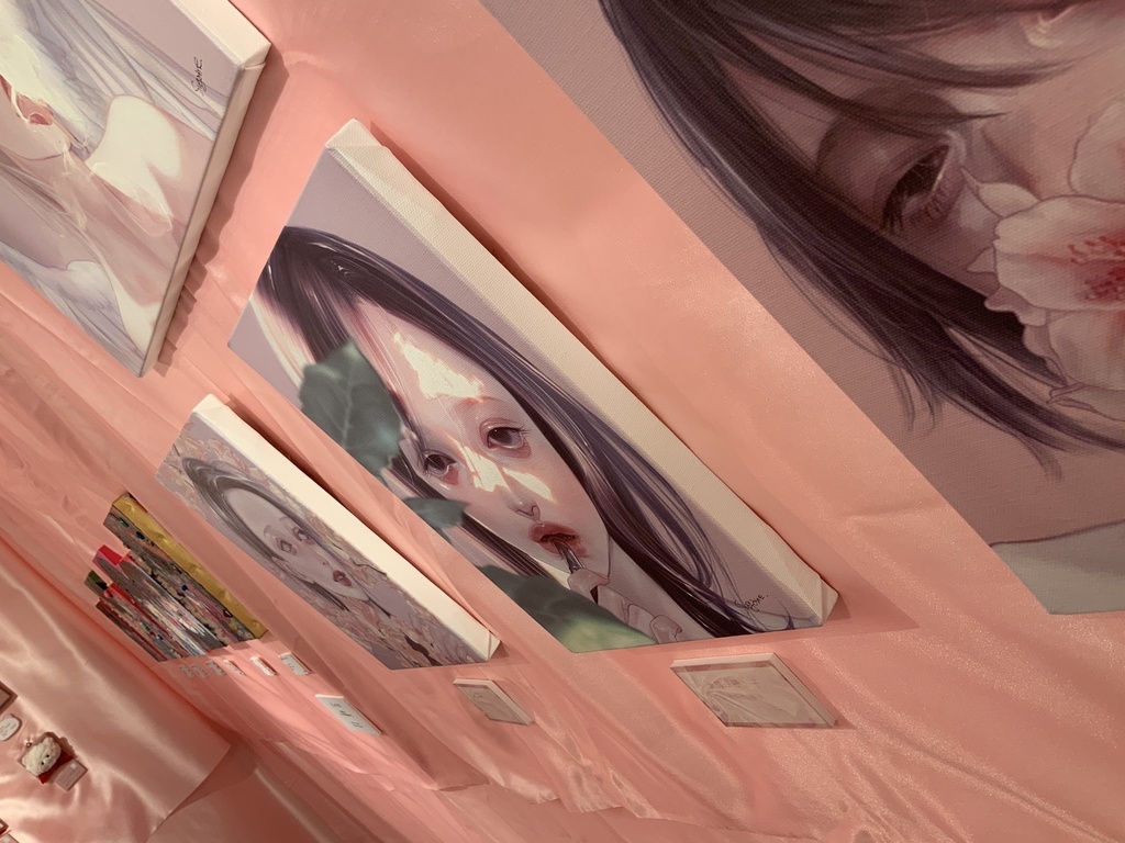 天使さまの一服キャンバスプリント