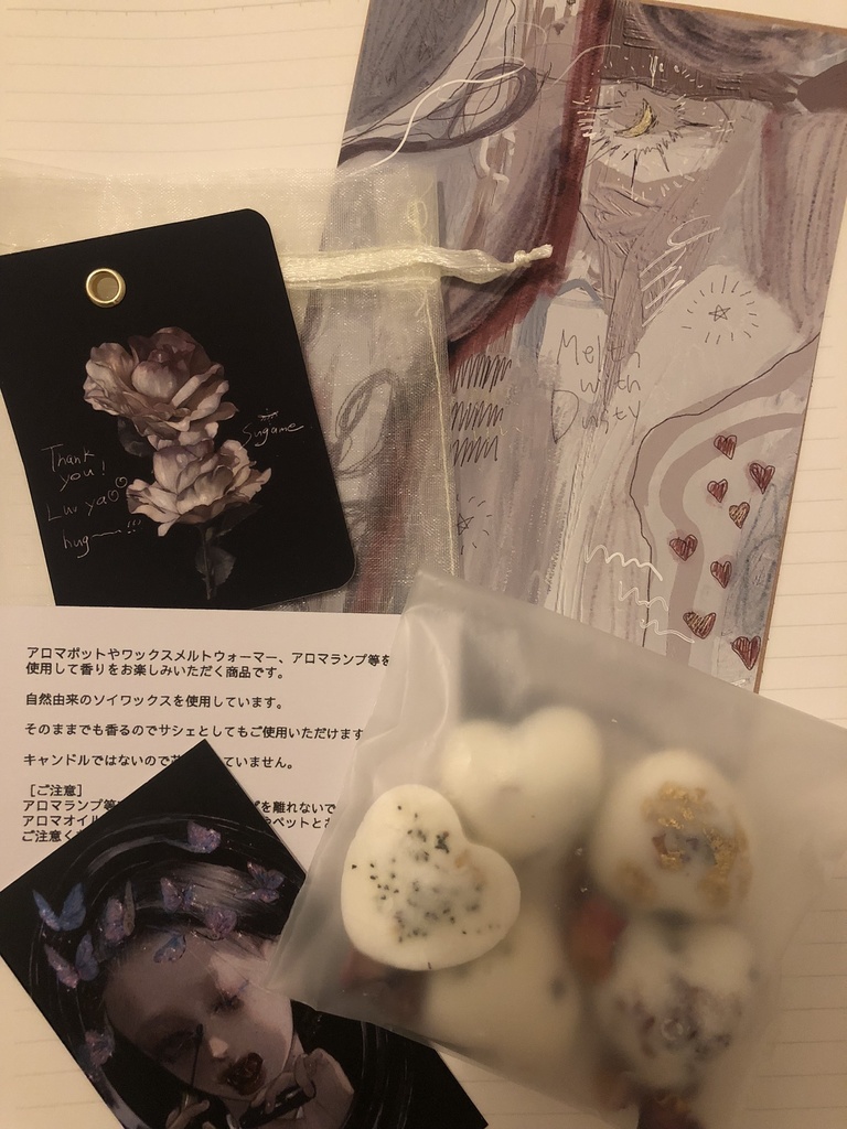 spicy wax melts &ポストカード