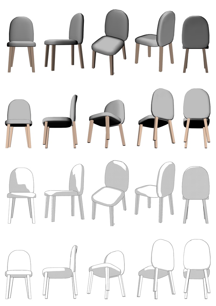 3Dシンプルイスセット【クリスタ用3D/cs3o】