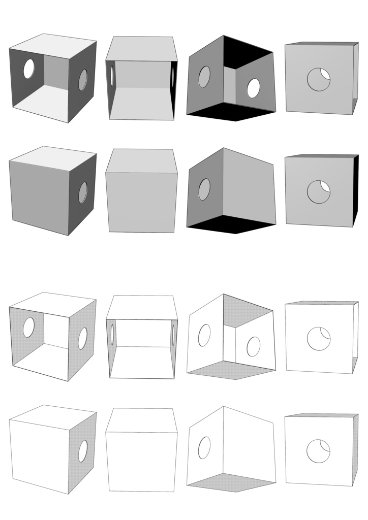 3D箱の中身は何だろな【クリスタ用3D/cs3o】