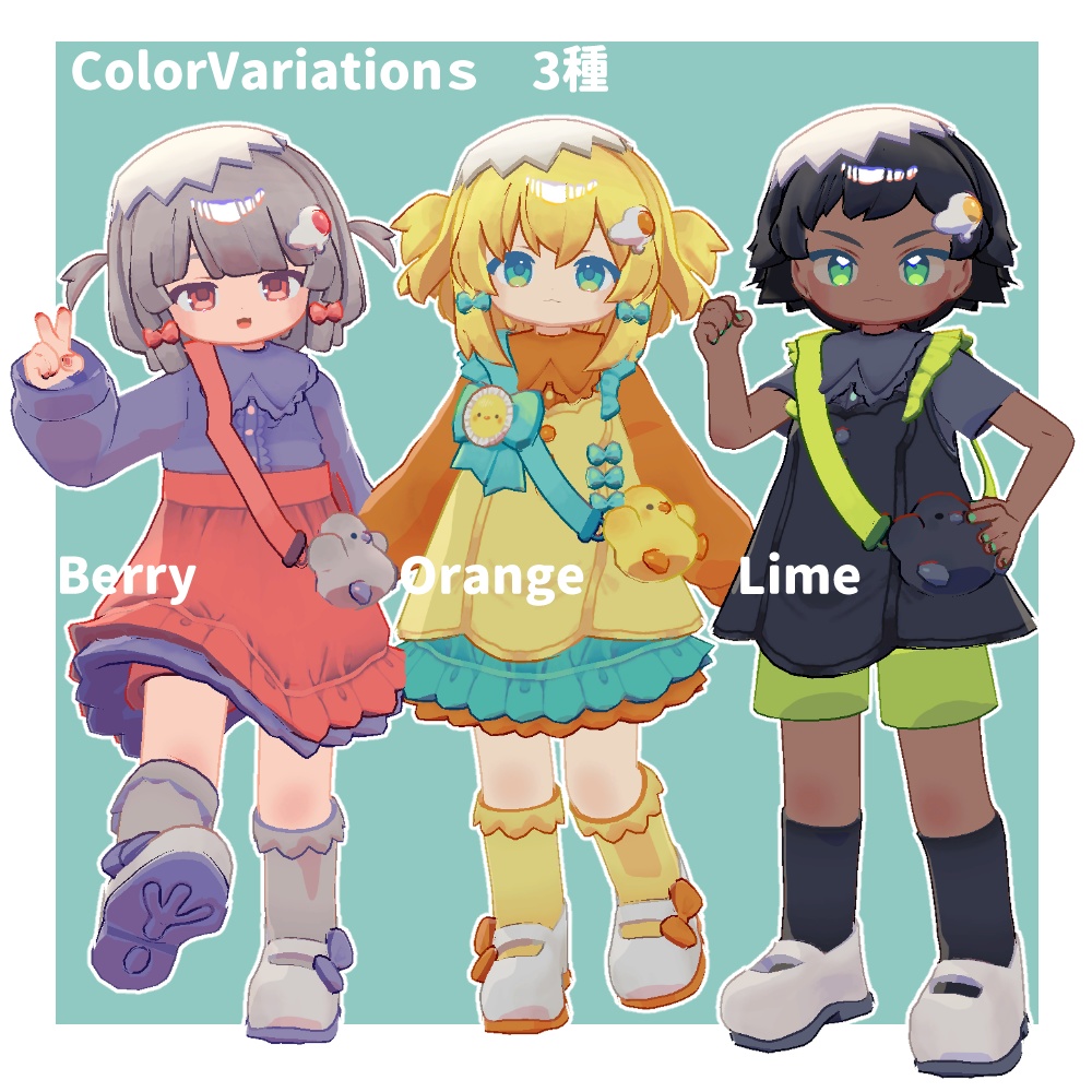 ちこぴよ Chikopiyo / オリジナル3Dモデル