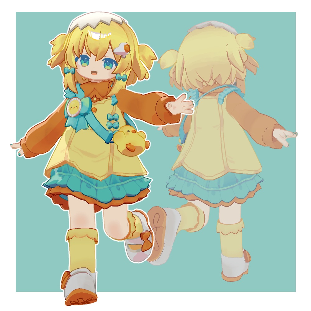 ちこぴよ Chikopiyo / オリジナル3Dモデル