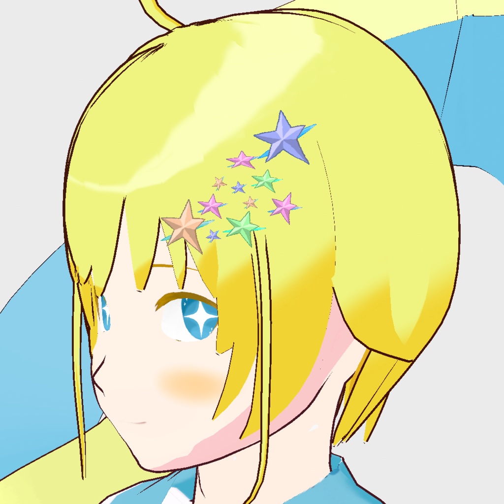 星の髪飾り