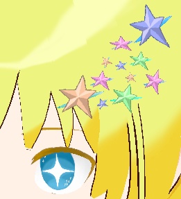 星の髪飾り