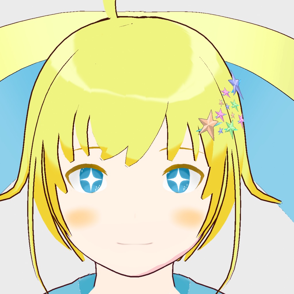 星の髪飾り