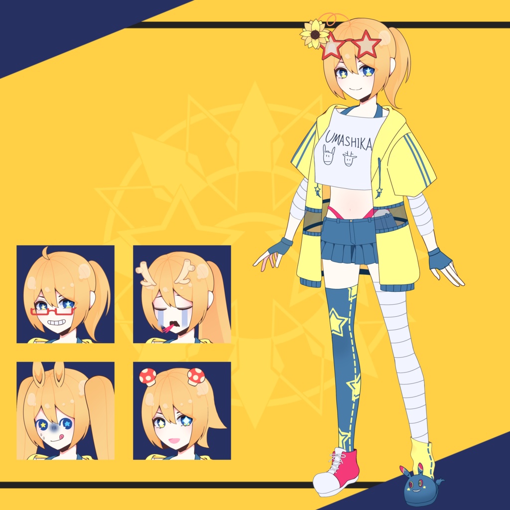 楽間勇笑 PSD立ち絵