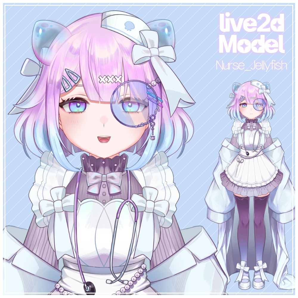 [Live2D model] Nurse_Jellyfish