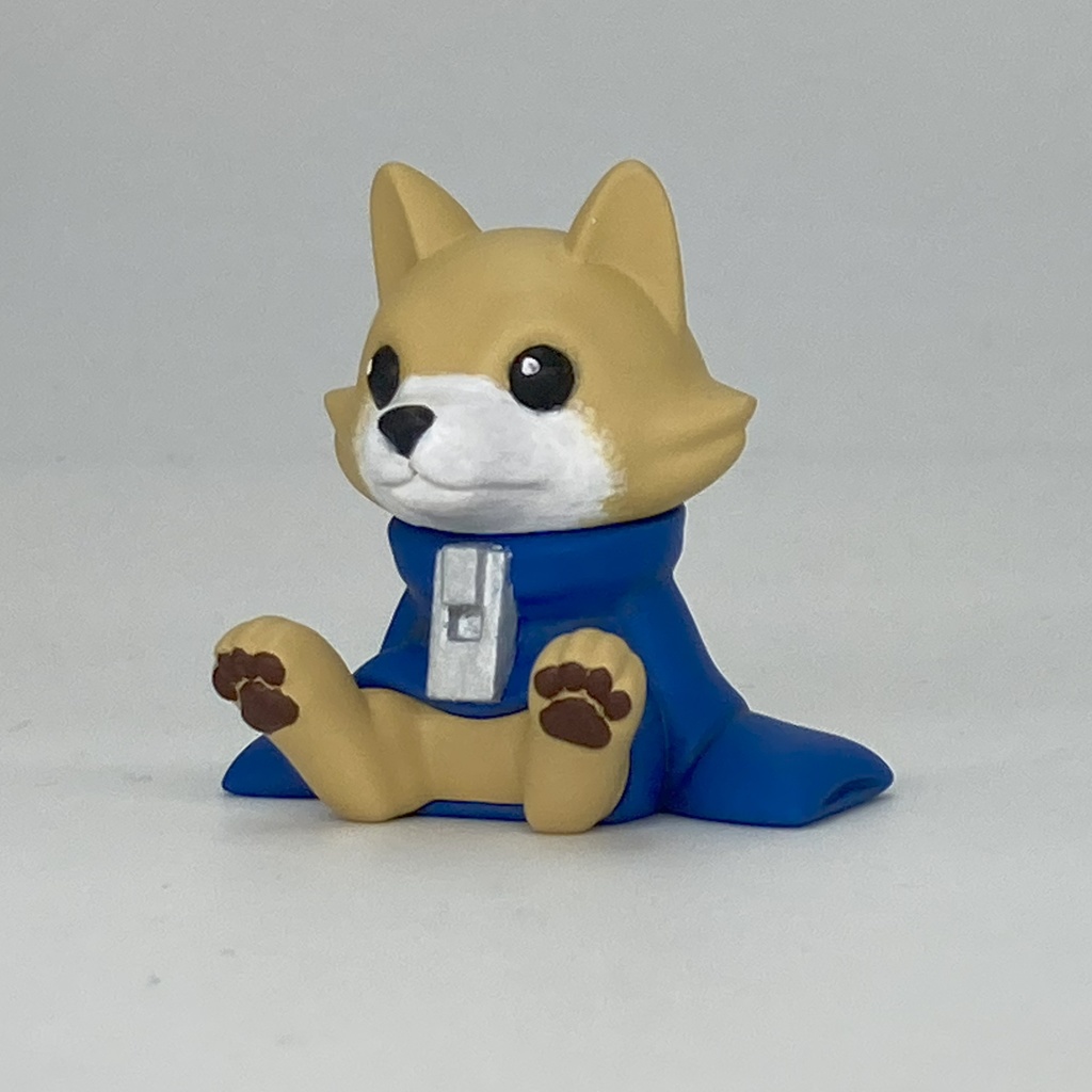 いぬまる君（未組み立て出力品レジンキット）