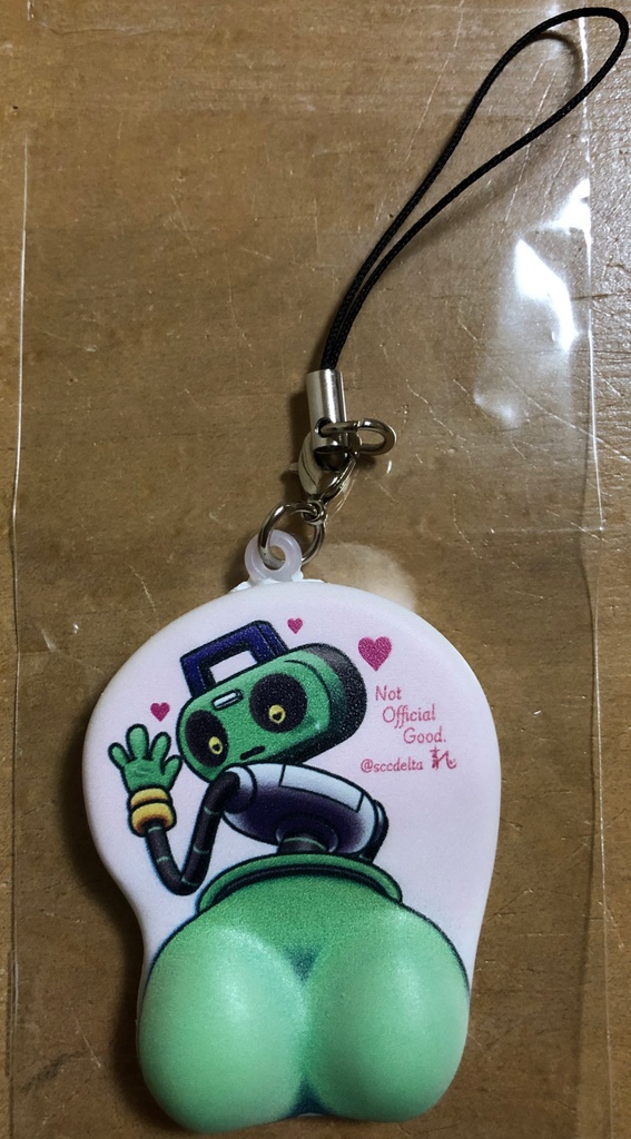 Kくんミニお尻マウスパッドストラップ