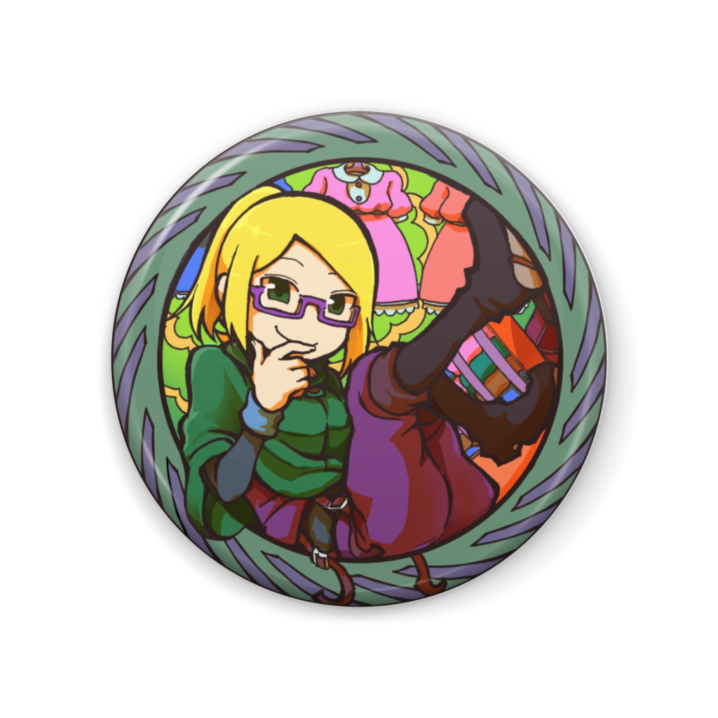 キャリー缶バッジ