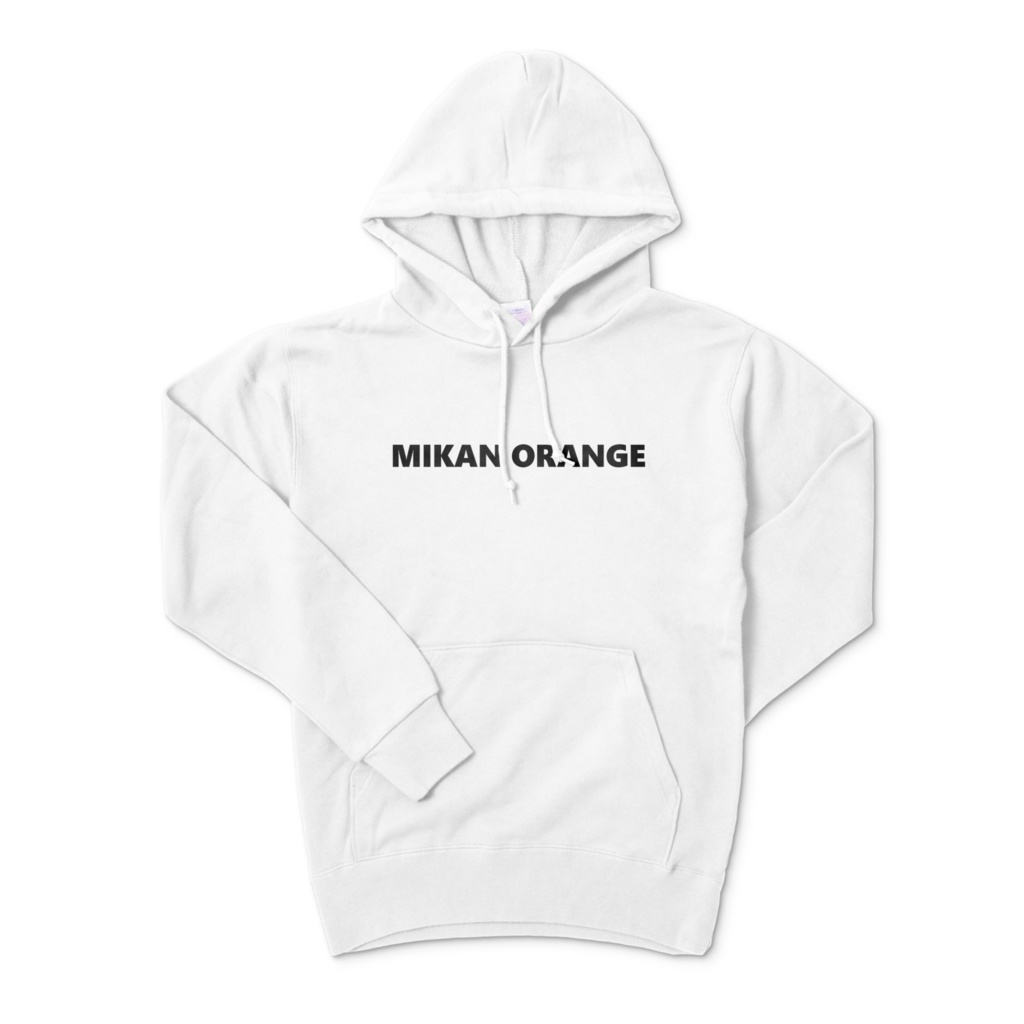 MIKAN ORANGEパーカー(白)