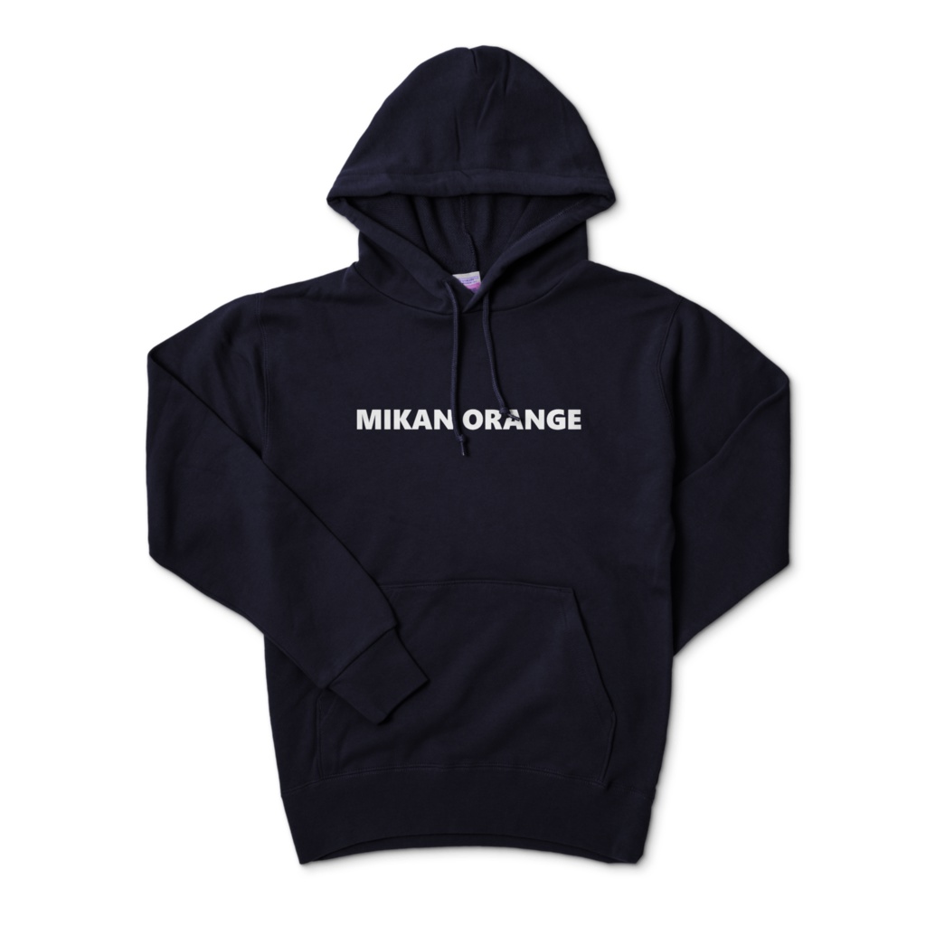 MIKAN ORANGEパーカー(ネイビー)