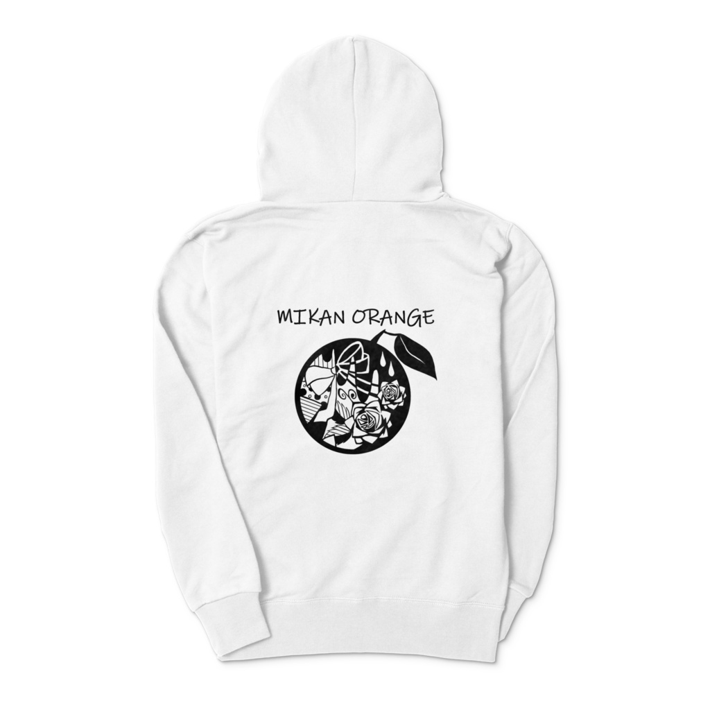 おみかんジップパーカー(白)