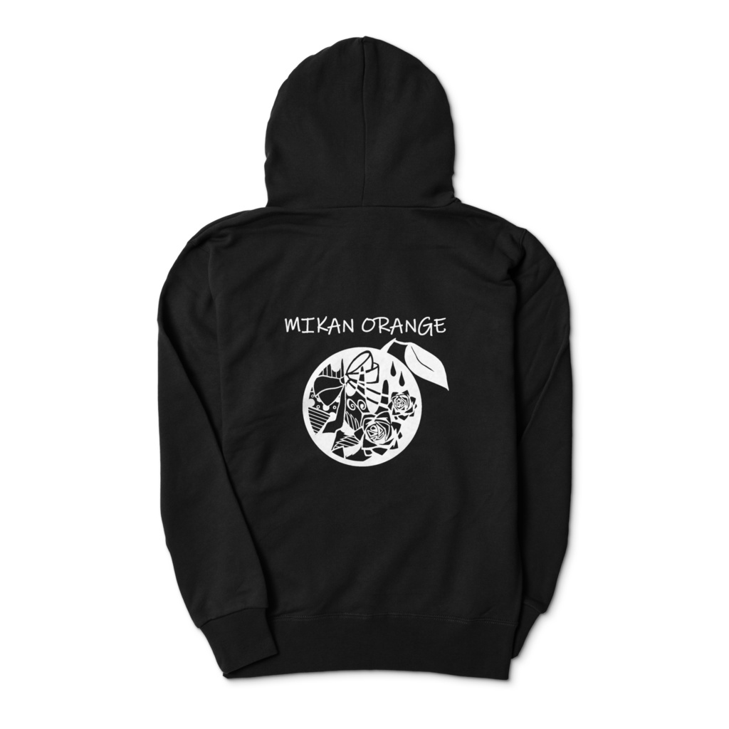 おみかんジップパーカー(黒)