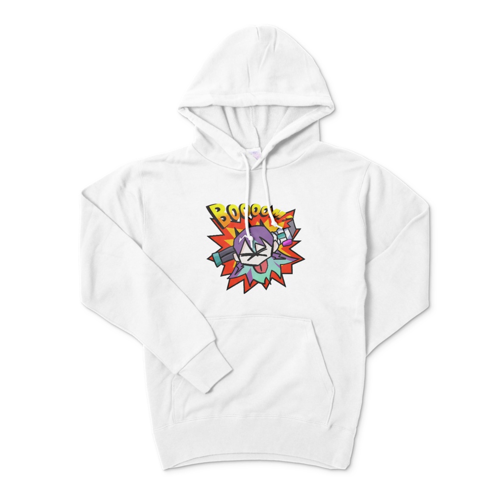 ⚡ぶるはかせの実験失敗パーカー【WHITE】⚡