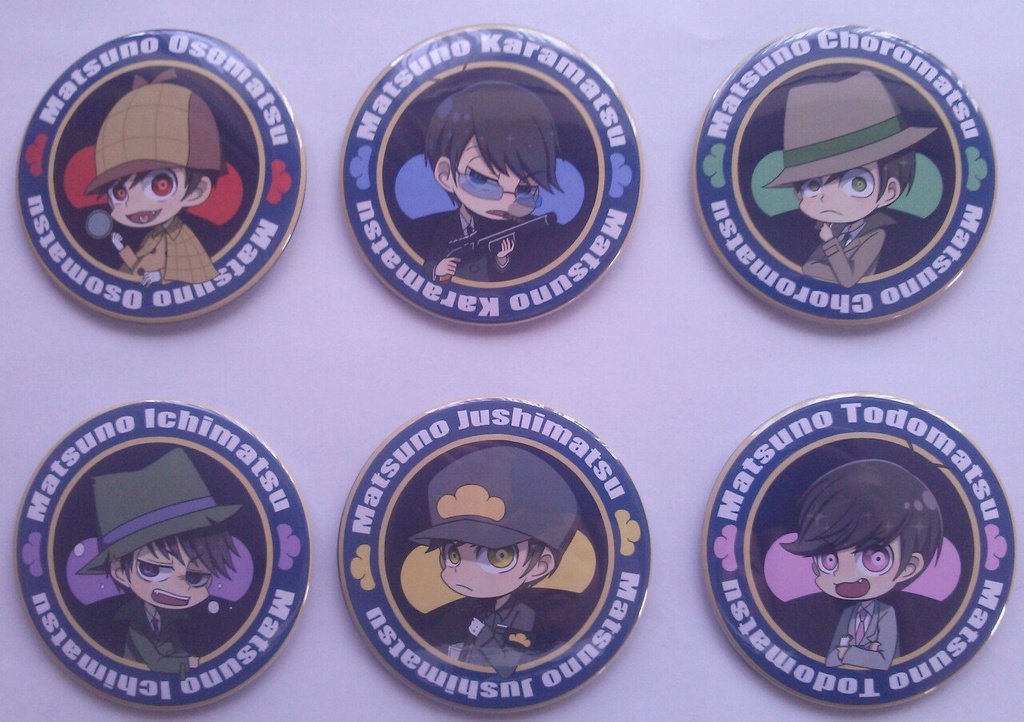 ポリス松缶バッチ