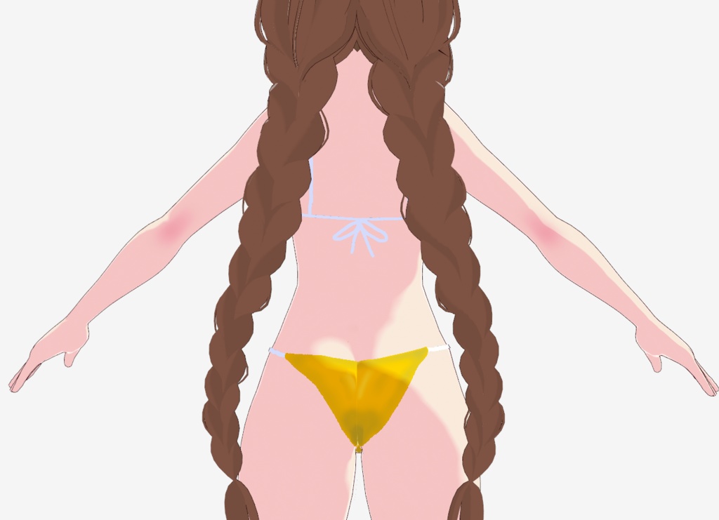 Vroido Studio用ビキニ&肌テクスチャ