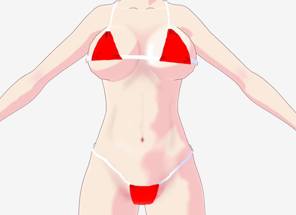 Vroido Studio用ビキニ&肌テクスチャ