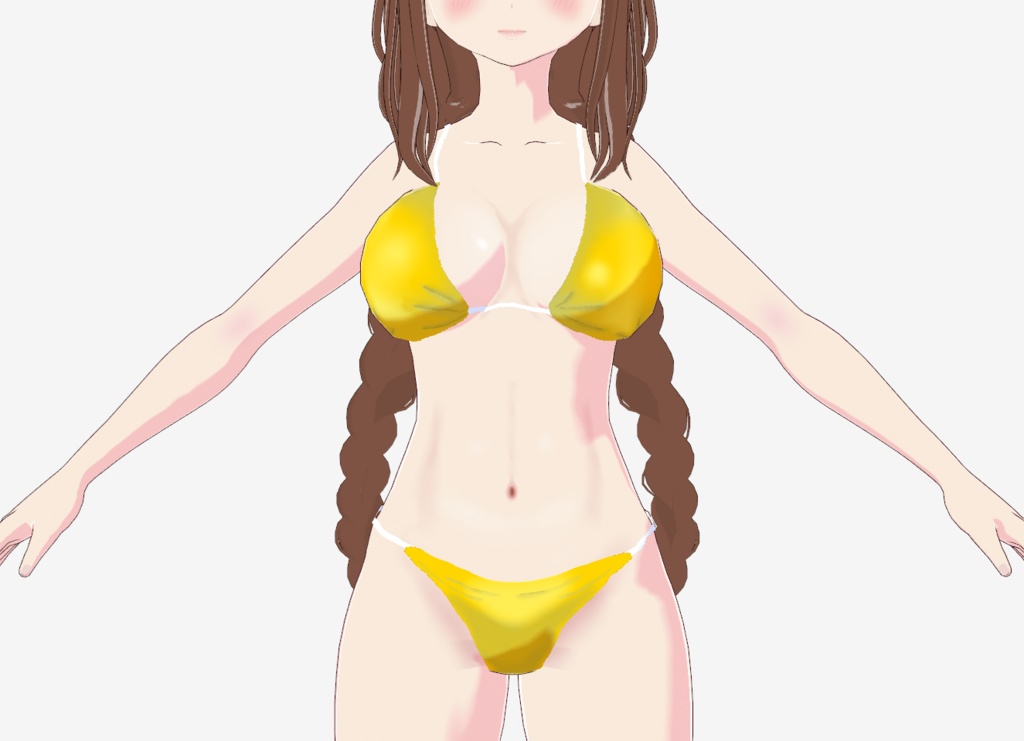 Vroido Studio用ビキニ&肌テクスチャ