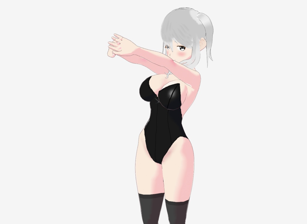 Vroid用バニースーツ&網タイツ