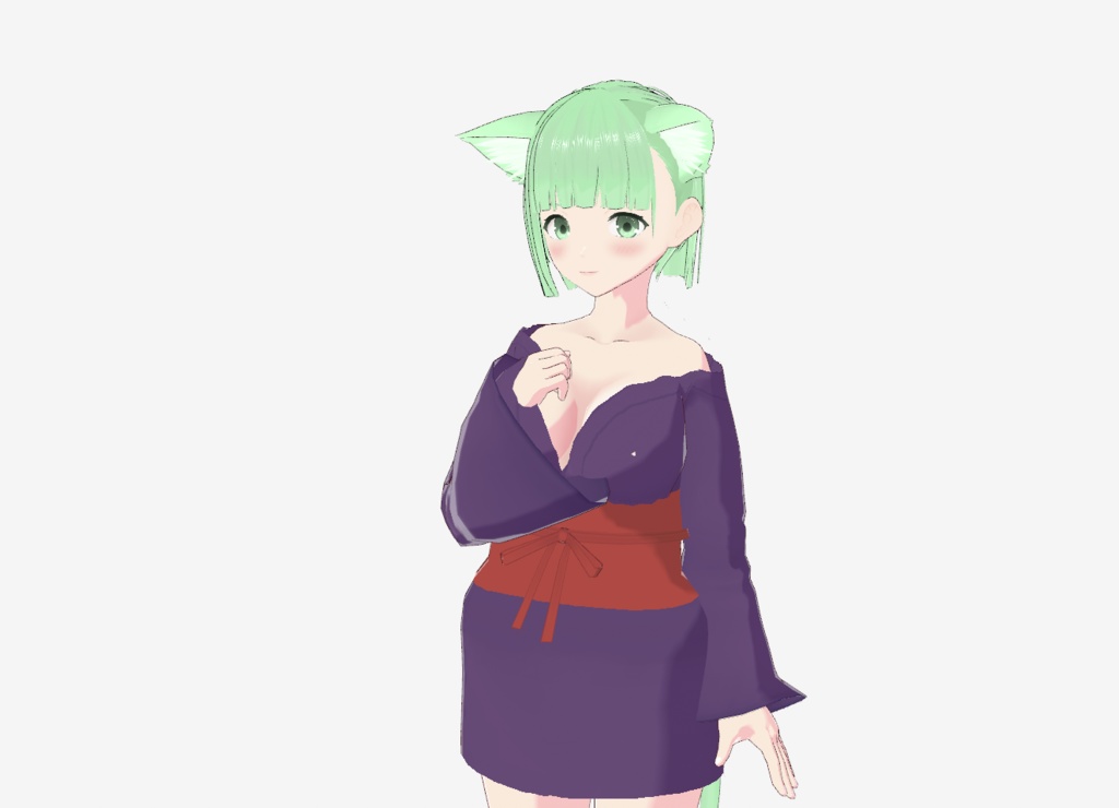 VroidoStudio用衣装 ミニ浴衣