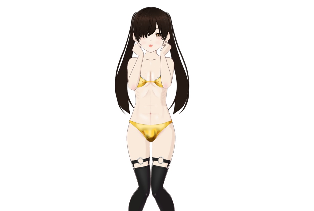 Vroid用 ビキニ金 ♂♀
