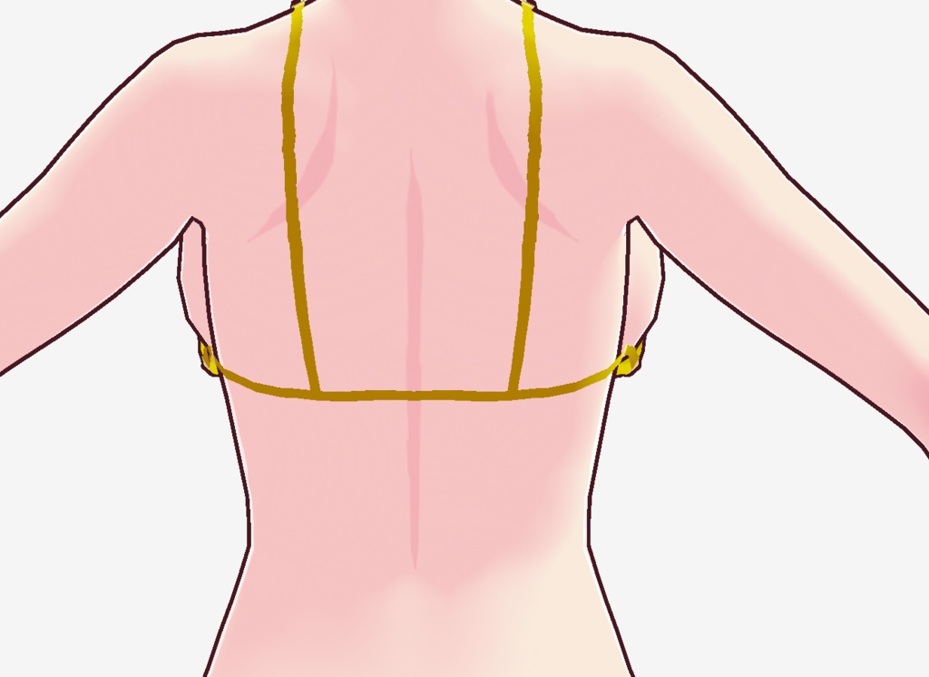 VRoid用肌テクスチャ 汎用