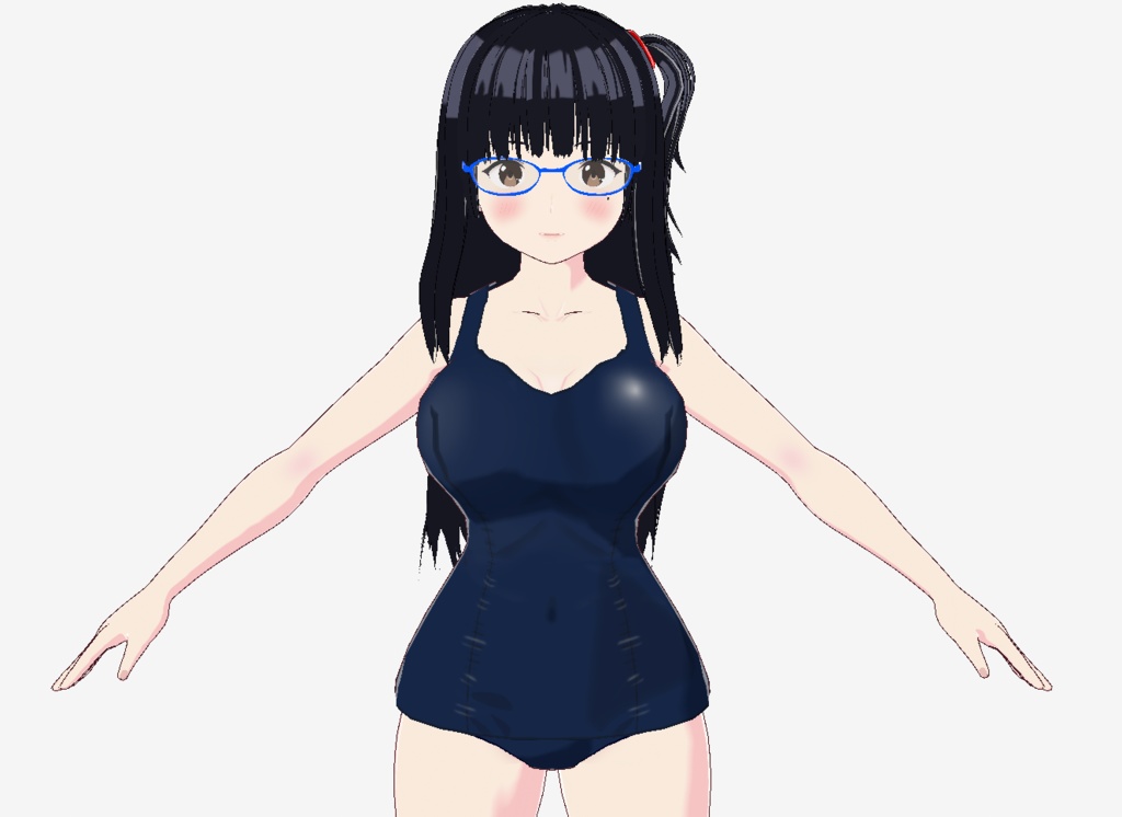 巨〇のパツパツ旧スク